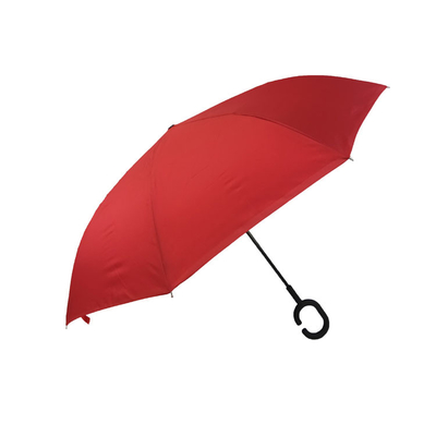 23-calowy ręczny otwarty dwuwarstwowy parasol odwrócony