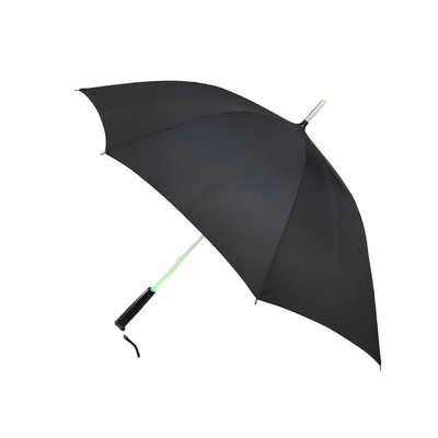 Standardowy rozmiar ręczny z otwartym parasolkiem LED z ramą wiatroodporną