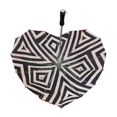 kreatywny podwójny warstwy specjalne parasole ślubne serce Custom Size Heart Shape Fiberglass Wedding Parasole dla Oblubienicy