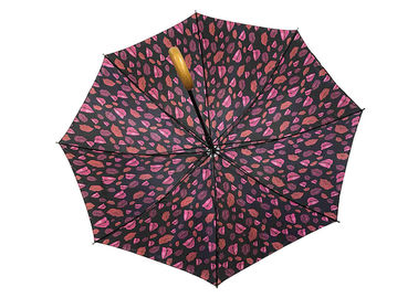 8K Fashion J Handle Drewniany kij Parasol Personalizowane spersonalizowane logo
