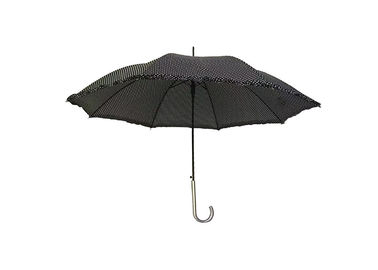 Prosty automatyczny parasol otwarty w stylu retro Okrągły punkt fali dla kobiet