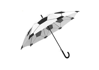 Duży automatyczny parasol z patyczkiem futbolowym z nadrukiem Łatwa obsługa jedną ręką