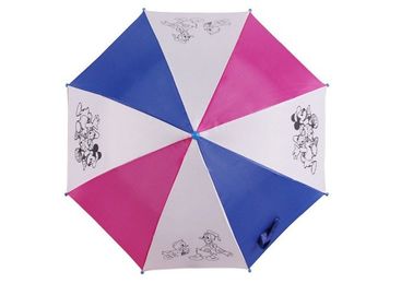 Rysunek Dzieci Kompaktowy parasol Parasol bezpieczeństwa Otwarta metalowa rama Materiały poliestrowe