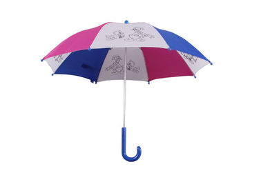 Rysunek Dzieci Kompaktowy parasol Parasol bezpieczeństwa Otwarta metalowa rama Materiały poliestrowe