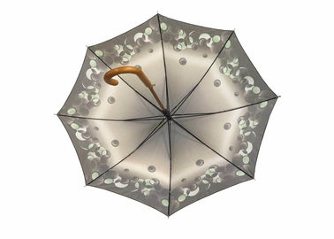 Drewniany parasol ochronny UV, klasyczny drewniany parasol