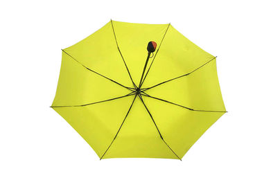 Żółty damski parasol składany, składany parasol Instrukcja Otwórz Zamknij