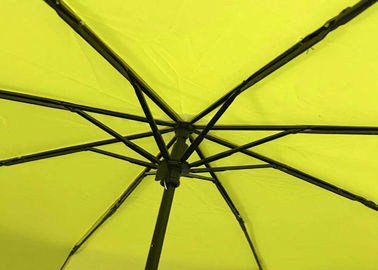 Żółty damski parasol składany, składany parasol Instrukcja Otwórz Zamknij