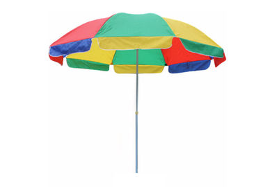 Promocyjny parasol plażowy UV Druk niestandardowy 170g Wał ze stali poliestrowej
