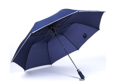 2 składane, niestandardowe logo parasole golfowe, parasol golfowy na deszcz z relatywną osłoną orurowania