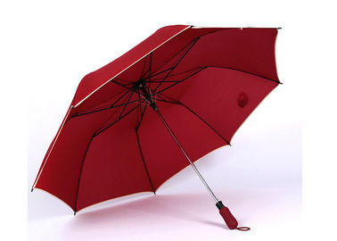 2 składane, niestandardowe logo parasole golfowe, parasol golfowy na deszcz z relatywną osłoną orurowania