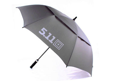 Czarny promocyjny 30-calowy wentylowany parasol golfowy, duży parasol golfowy wiatroodporny