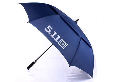 Czarny promocyjny 30-calowy wentylowany parasol golfowy, duży parasol golfowy wiatroodporny