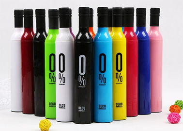 21 cali Parasol w kształcie butelki wina Bogate kolorowe logo drukowane w celach promocyjnych