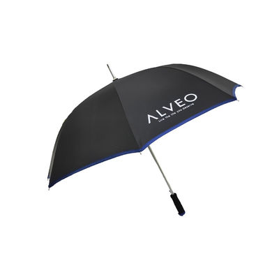 Automatycznie otwarty parasol golfowy 27 &quot;× 8K z aluminiowym trzpieniem