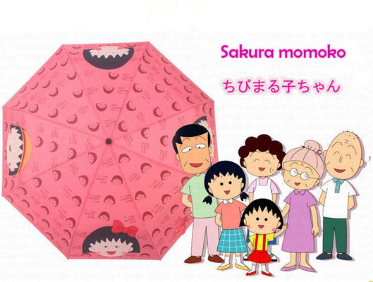 Gorący bubel Sakura Momoko śliczny dziecięcy parasol pływający parasol dla dzieci