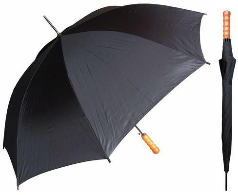 Odporny na warunki atmosferyczne 23-calowy automatyczny parasol z uchwytem w kształcie litery J.
