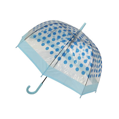 Wiatroodporny, przezroczysty parasol przeciwdeszczowy Apollo Element Dot
