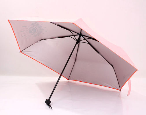 Zmieniający kolor 3-krotny parasol z metalowym trzonkiem 8 mm