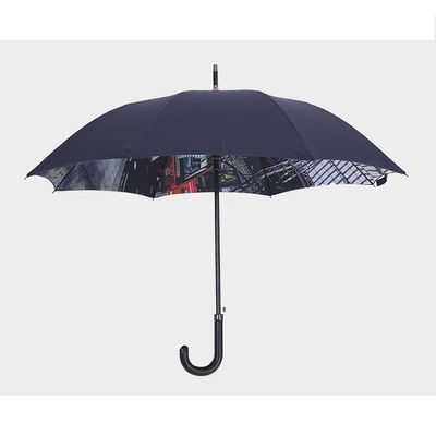 Train Printing Windproof 8 żeber Kompaktowy parasol golfowy 27 &quot;* 8K