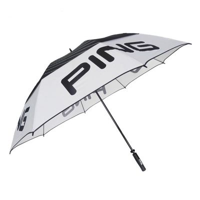 Dwuwarstwowe poliestrowe, wiatroodporne parasole golfowe 27 cali