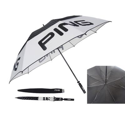 Dwuwarstwowe poliestrowe, wiatroodporne parasole golfowe 27 cali