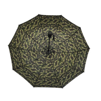21-calowy wiatroodporny składany parasol Pongee z nadrukiem cyfrowym dla kobiet