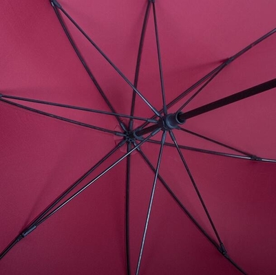 Ręczna otwarta ramka z włókna szklanego Duży parasol golfowy