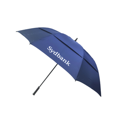 Wiatroodporny prosty parasol z ramą z włókna szklanego