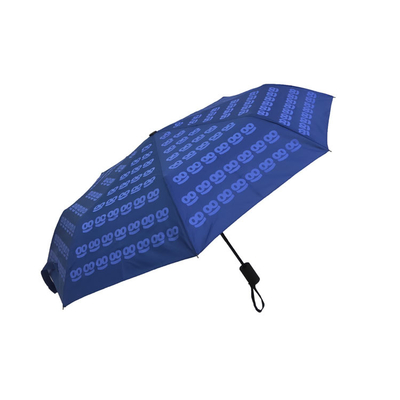 3-krotny automatyczny otwierany zamykany wiatroodporny parasol słoneczny z kolorowym nadrukiem