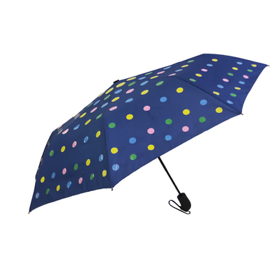 Fantastyczny 3 składany parasol zmieniający kolor Pongee