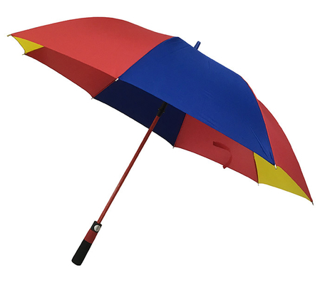 130cm 190T parasol w kolorze tęczy Pongee z żebrami z włókna szklanego