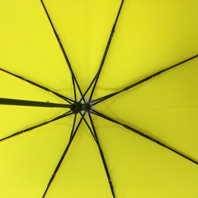 Wiatroodporny, składany parasol 190T z tkaniny Pongee z blokadą