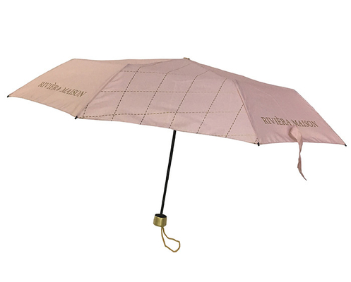 Wiatroodporny 3 składany ręczny parasol Pongee z niestandardowym nadrukiem