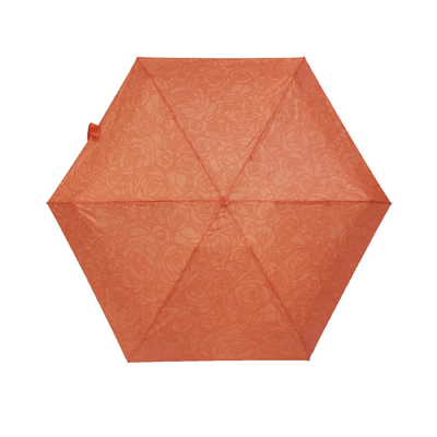 Wiatroodporny 5-składany mini parasol z włókna szklanego z etui z pianki EVA