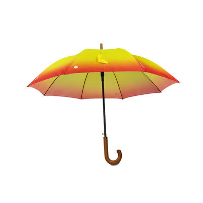 Niestandardowy druk cyfrowy 190T Pongee Ręczny otwarty parasol golfowy