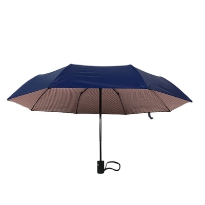 Automatyczny składany parasol z powłoką UPF z podwójnymi żebrami z włókna szklanego