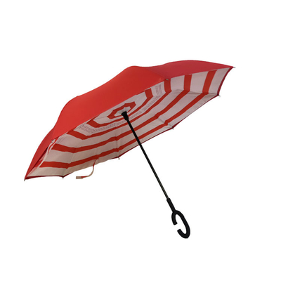 Dwuwarstwowy odwrócony parasol SGS Custom Pongee Fabric