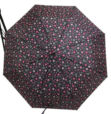 Kwiatowy druk metalowa rama Wiatroodporny składany parasol 21 &quot;x8k