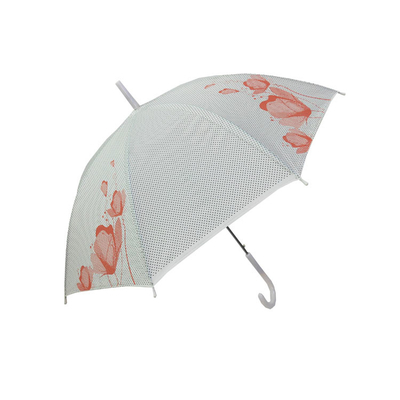 Druk cyfrowy Damski wiatroodporny prosty parasol