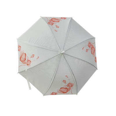 Druk cyfrowy Damski wiatroodporny prosty parasol