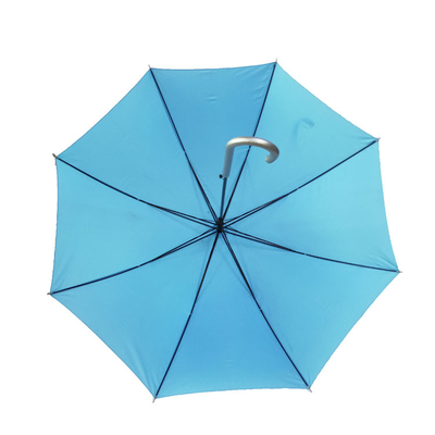 OEM Prosty wodoodporny parasol Pongee z aluminiowym uchwytem