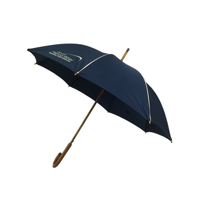 Otwarta średnica 103 cm Tkanina Pongee Drewniany parasol z uchwytem J