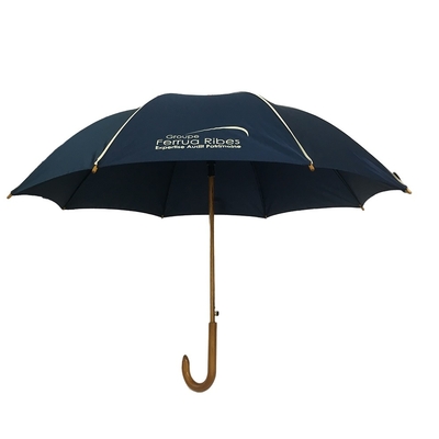 Otwarta średnica 103 cm Tkanina Pongee Drewniany parasol z uchwytem J