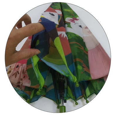 Mała metalowa rama Pongee Dwuwarstwowy parasol dla dzieci