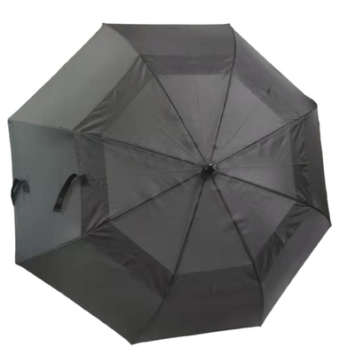 Wiatroodporny dwuwarstwowy automatyczny parasol golfowy Pongee dla mężczyzn