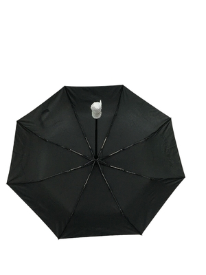 Wiatroodporny podwójny parasol z włókna szklanego w kolorze czarnym o średnicy 95 cm