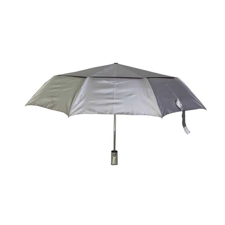 Wiatroodporna ochrona przed promieniowaniem UV Pongee Automatyczne 3 składane parasole dla dorosłych
