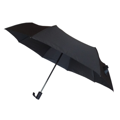 RPET Pongee wiatroodporny parasol podróżny Auto otwarta zamknięta metalowa rama żebra z włókna szklanego