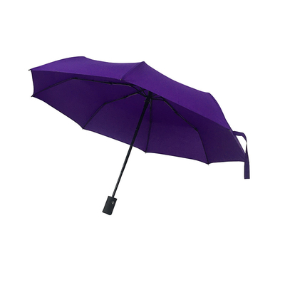 RPET Pongee wiatroodporny parasol podróżny Auto otwarta zamknięta metalowa rama żebra z włókna szklanego