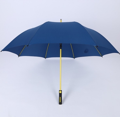 30-calowa żółta rama z włókna szklanego z automatycznym otwartym parasolem golfowym